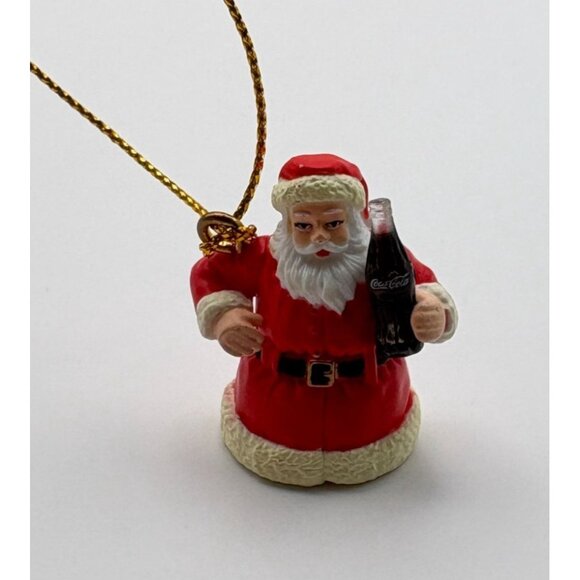 Vintage Coca-Cola Santa Claus Mini Christmas Tree Ornament Coke Bottle - Picture 7 of 7